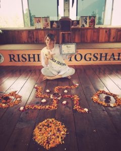 Graduation from Yoga Teahcer Traning - Rishikesh, India